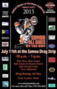 Samoa All Bikes by the Bay 2015 poster