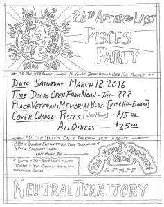 The 43rd annual Pisces Party
