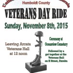 UBNC Veterans Day Ride 2015 poster